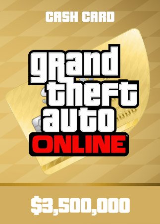 Grand Theft Auto Online: The Whale Shark Cash Card PC 3 500 000 - Rockstar Key - GLOBAL