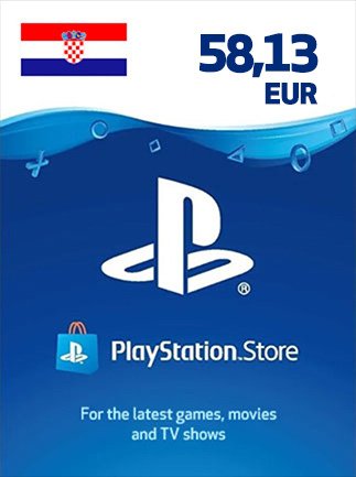 PlayStation Network Gift Card 58,13 EUR - PSN Key - CROATIA