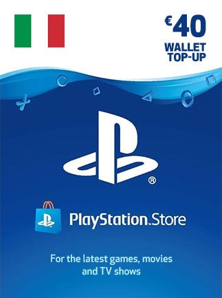 PlayStation Network Gift Card 40 EUR - PSN ITALY