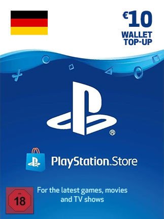 PlayStation Network Gift Card 10 EUR - PSN GERMANY