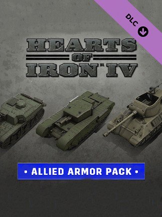 Hearts of Iron IV Allied Armor Pack (PC) - Steam Key - GLOBAL