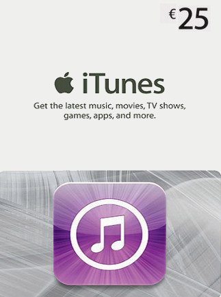 Apple iTunes Gift Card 25 EUR iTunes ITALY