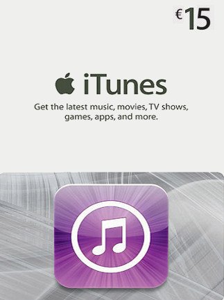 Apple iTunes Gift Card 15 EUR iTunes SPAIN