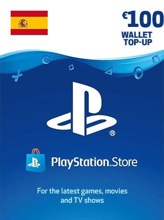 PlayStation Network Gift Card 100 EUR PSN SPAIN