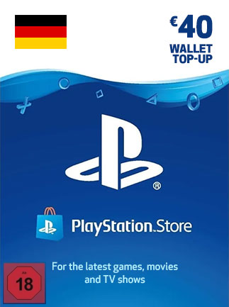 PlayStation Network Gift Card 40 EUR - PSN GERMANY