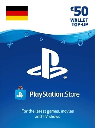 PlayStation Network Gift Card 50 EUR PSN GERMANY